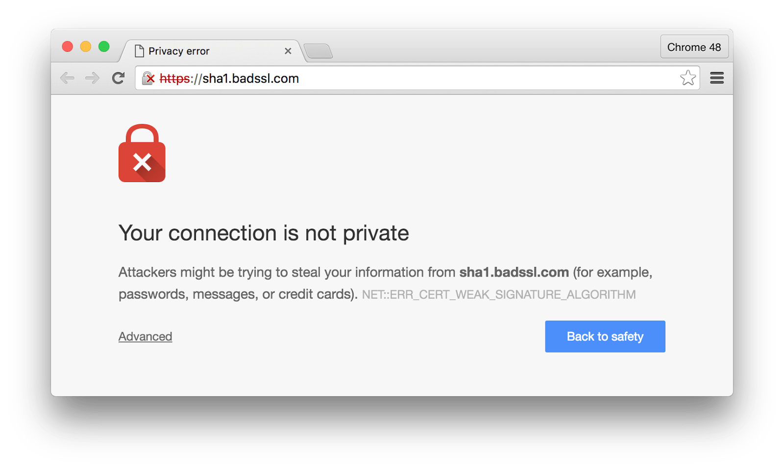 keamana web yang tidak menggunakan sertifikat ssl/tls dianggap not secured